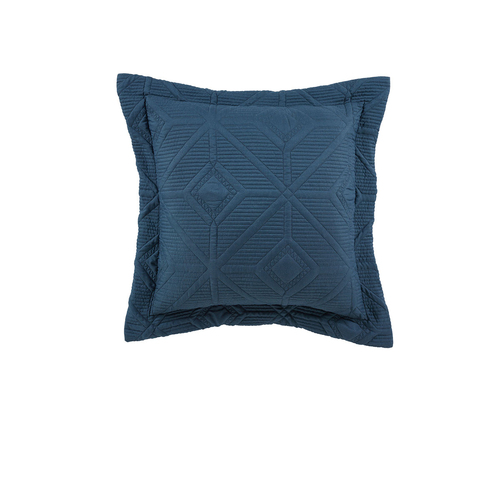 Bianca Kazimir Navy Square Filled Cushion - Main Image