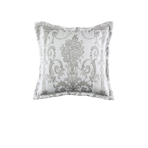 Bianca Olivia Grey Square Filled Cushion - Main Image
