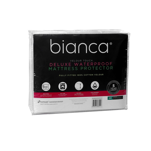 Bianca Deluxe Waterproof Mattress Protector Double - Main Image