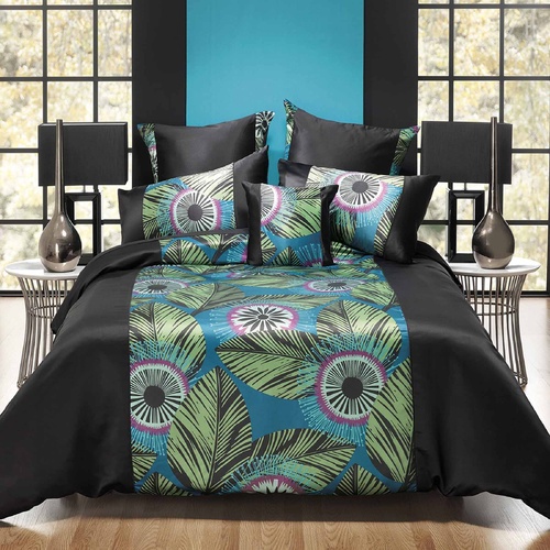 Bianca Kebo Black Quilt Cover Set Queen - Main Image