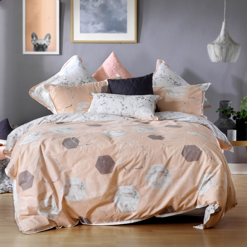 Bianca Zola Pink Quilt Cover Set Queen - Main Image