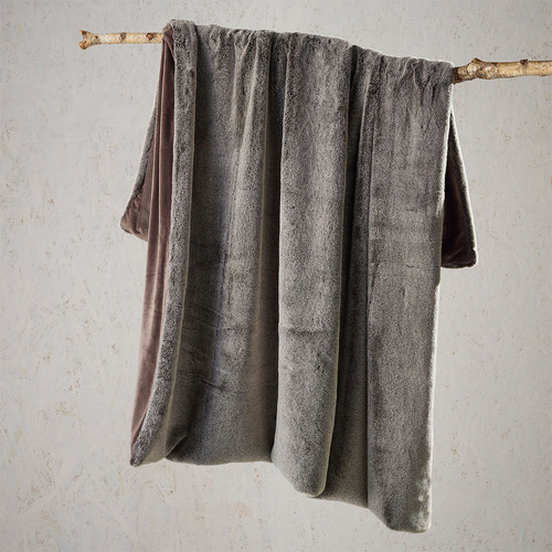 Bianca Hotham Throw Rug 130 x 160 cm Brown - Main Image