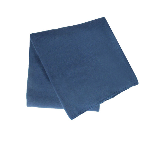 180GSM Extra Large Polar Fleece Throw Blanket 150 x 200cm Steel Blue - Main Image