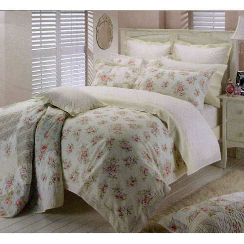 225TC Lara Rose Quilt Cover Set Double - Main Image