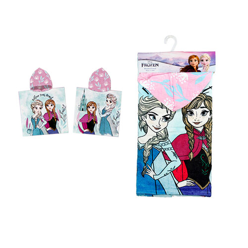 Caprice Frozen Follow Your Heart Cotton Hooded Licensed Towel 60 x 120 cm - Main Image