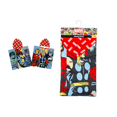 Caprice Marvel Revengers Cotton Hooded Licensed Towel 60 x 120 cm - Main Image