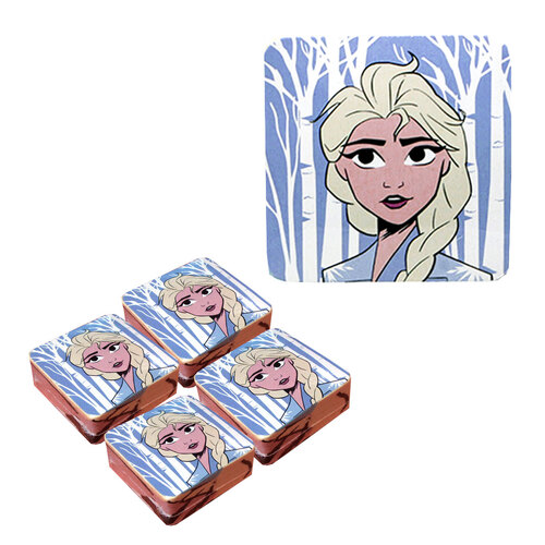 Caprice Frozen Elsa Set of 4 Cotton Licensed Magic Facewashers 30 x 30 cm - Main Image