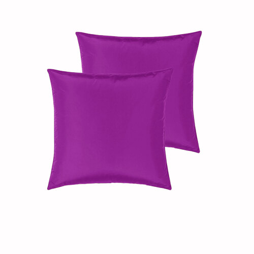 PepperMIll Satin European Pillowcases ( Pair ) FUSHIA - Main Image