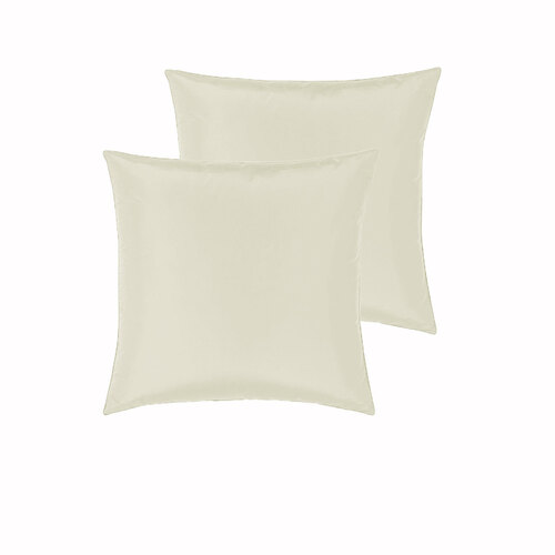 PepperMIll Satin European Pillowcases ( Pair ) IVORY - Main Image