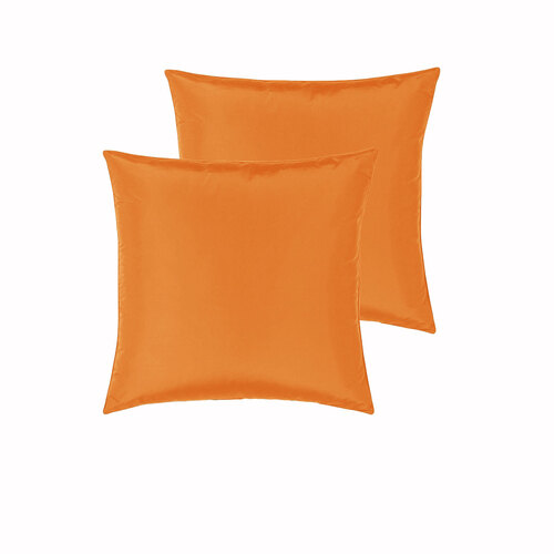 PepperMIll Satin European Pillowcases ( Pair ) ORANGE - Main Image