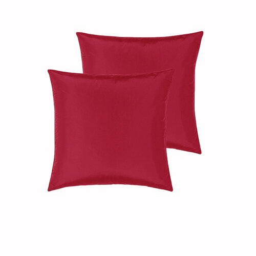 PepperMIll Satin European Pillowcases ( Pair ) RED - Main Image