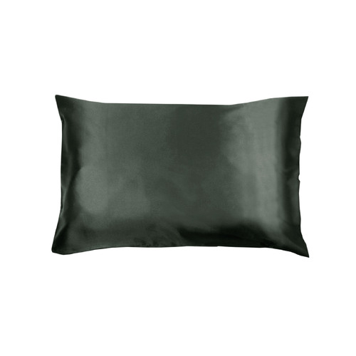 Invitation Satin Standard Pillowcase Charcoal - Main Image