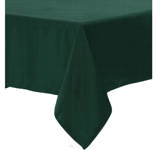 Polyester Cotton Tablecloth Green 180 cm Round - Main Image