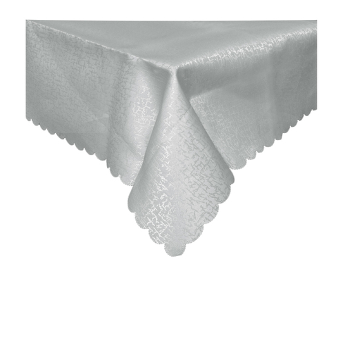 Jacquard Table Cloth Scribble Grey 135 x 180 cm - Main Image