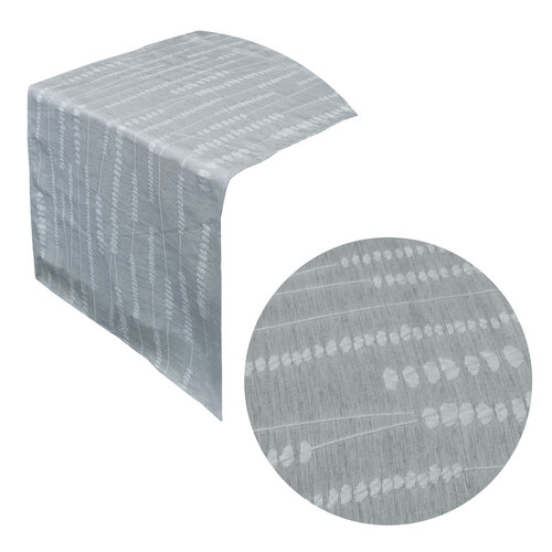 Perline Grey Jacquard Table Runner 40 x 150 cm - Main Image