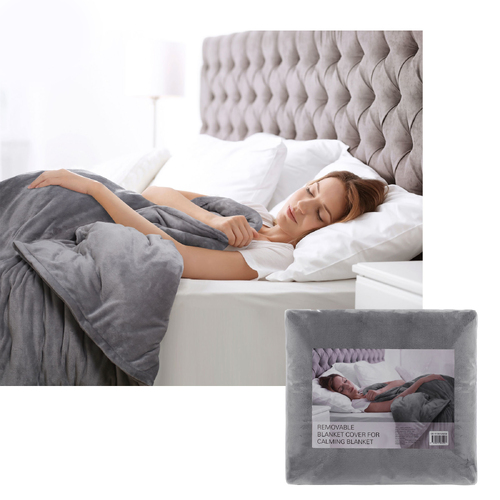 Accessorize Grey Removable Blanket Cover Single - Main Image