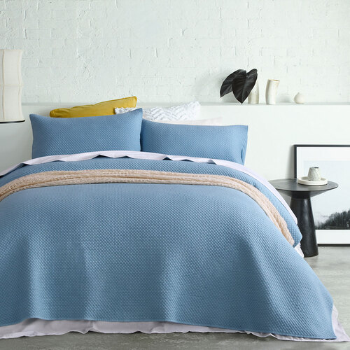 Accessorize Dexter Blue Coverlet Set Queen/King - Main Image