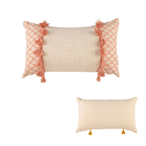 Accessorize Eleni Pink Rectangular Filled Cushion 30cm x 50cm - Main Image