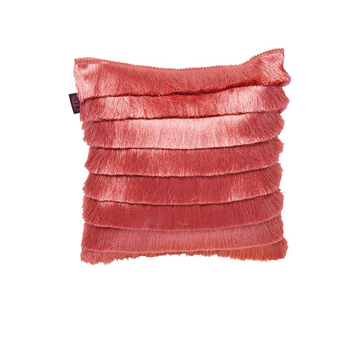 Bedding House Fringy Coral Luxury Cotton Filled Cushion - Main Image