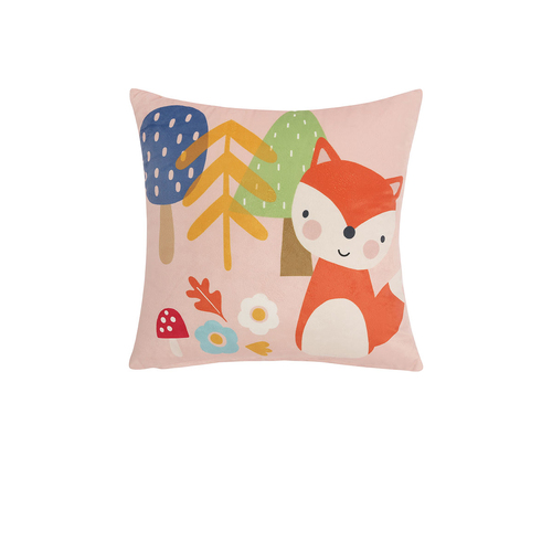 Happy Kids Rainbow Forest Filled Square Cushion - Main Image