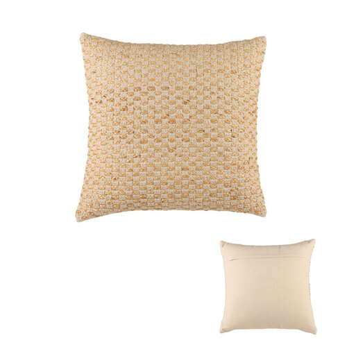 Accessorize Tami Cotton/Jute Square Filled Cushion 45cm x 45cm - Main Image