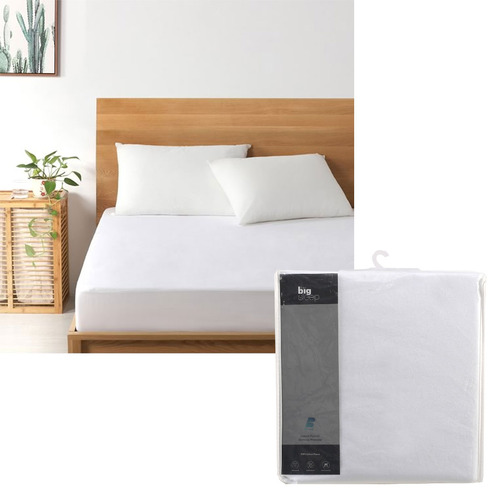 The Big Sleep Cotton Flannel Waterproof Mattress Protector Single - Main Image