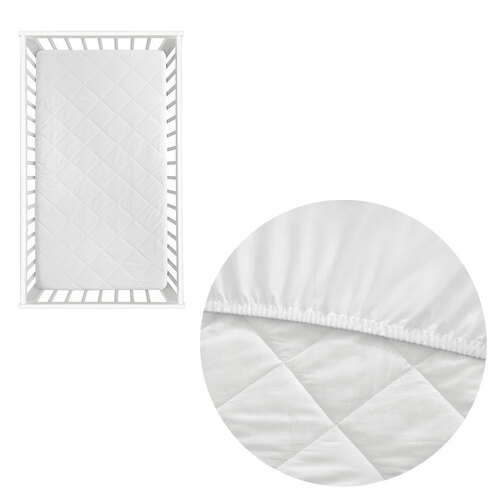 Little Gem 100% Cotton Cot Mattress Protector - Main Image