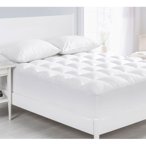 Cloudland 1000GSM Memory Resistant Microball Fill Mattress Topper King Single - Main Image