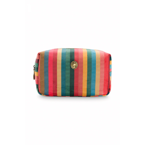 PIP Studio Velvet Jacquard Stripe Small Square Cosmetic Bag - Main Image
