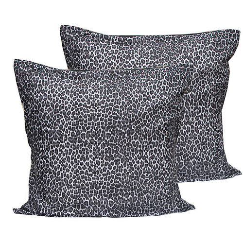 Accessorize 2 Pce LEOPARD European Pillowcase - Main Image
