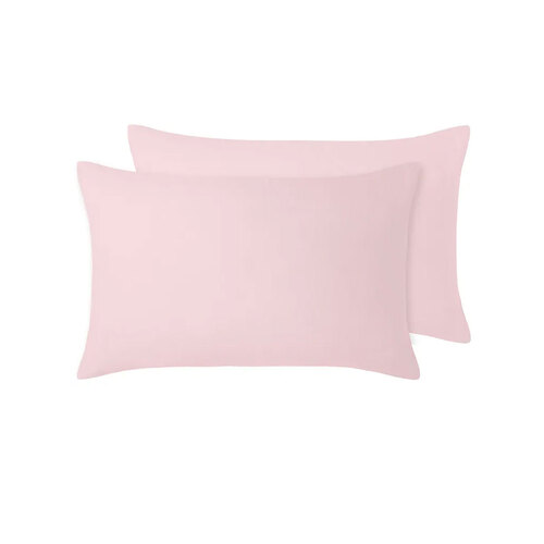 Vintage Design Homewares 100% Linen Pair of Standard Pillowcases Blush 48 x 73 cm - Main Image