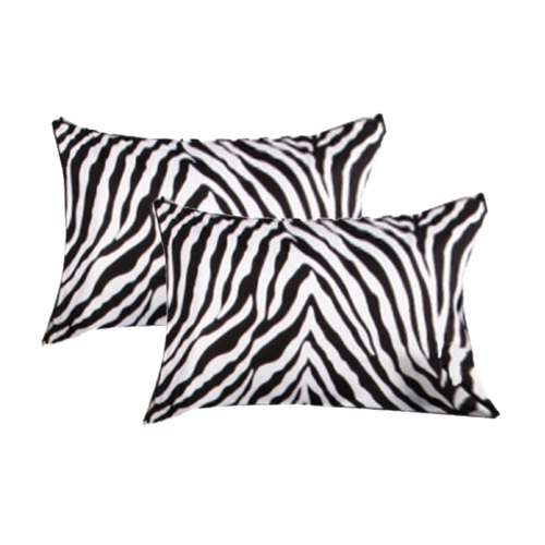 Accessorize 2 Pce Zebra Standard Pillowcase - Main Image
