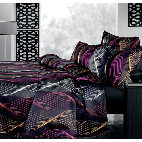 Accessorize Airwave Multi Jacquard Quilt Cover Set Single - Main Image