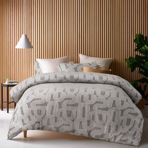 Accessorize Brent Jacquard Quilt Cover Set King - Main Image