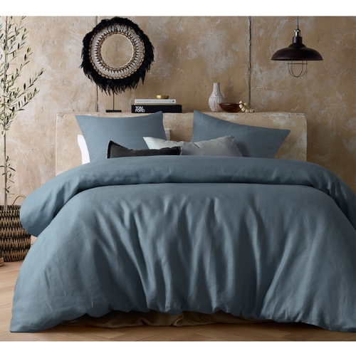 Vintage Design Homewares Eucalyptus Hemp Quilt Cover Set King - Main Image