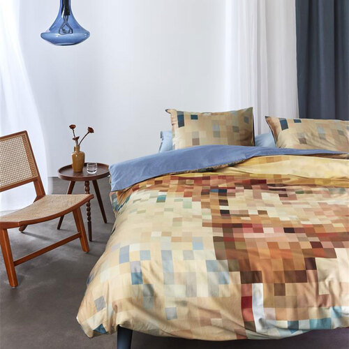 Bedding House Homage Multi Cotton Sateen Quilt Cover Set Queen - Main Image