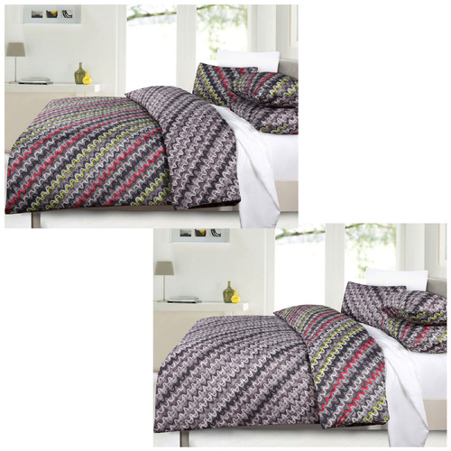 Hoxton Mutated DNA Reversible Quilt Cover Set - King - Main Image