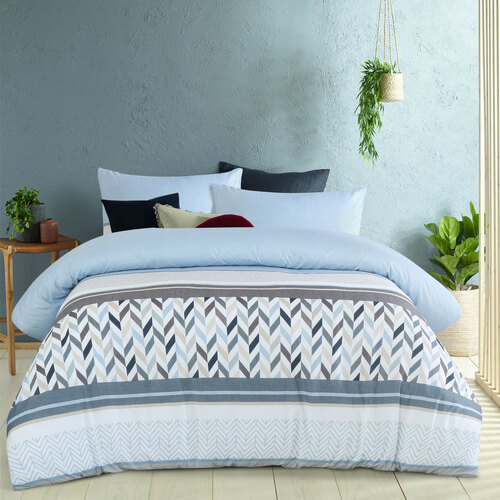 Big Sleep Joel Printed Quilt Cover Set King - Main Image