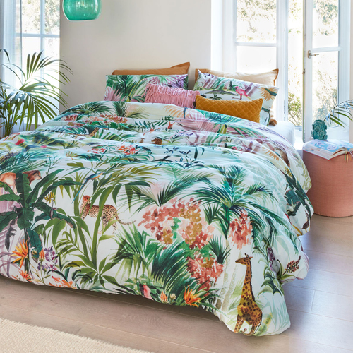 Bedding House Paradise Lost Multi Cotton Quilt Cover Set King - Main Image