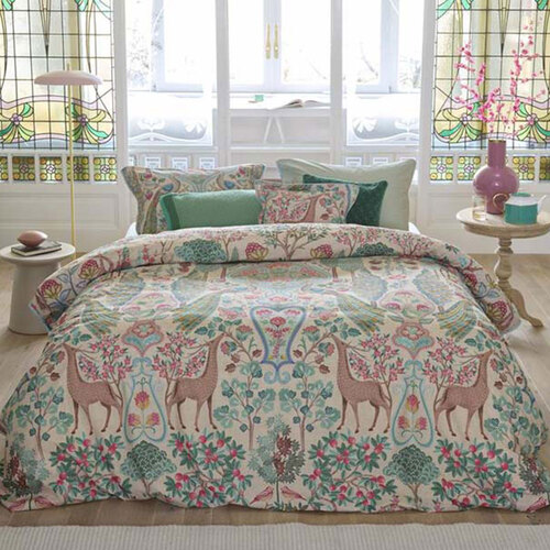 PIP Studio Pavoni Off White Cotton Quilt Cover Set Queen - Main Image