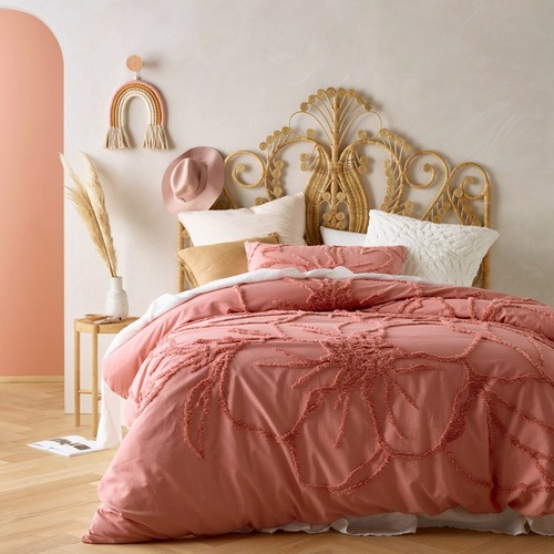 Vintage Design Homewares Rosa Rose Quilt Cover Set Queen - Main Image
