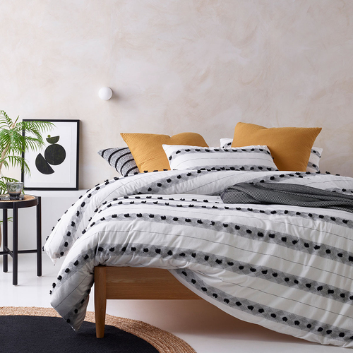 Vintage Design Homewares Serapian Cotton Quilt Cover Set Queen - Main Image