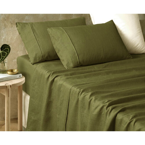 Vintage Design Homewares Hemp Fern Sheet Set King - Main Image
