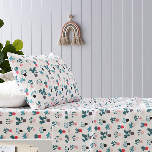 Happy Kids Plant Kids Printed Sheet Set Single - Main Image