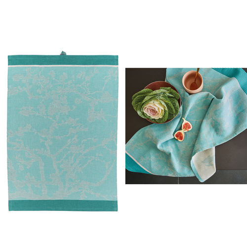 Bedding House Van Gogh Fleurir Blue Tea Towel - Main Image