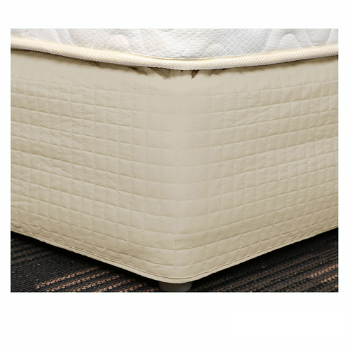 Easy Fit Quilted Valance Latte - Double - Main Image