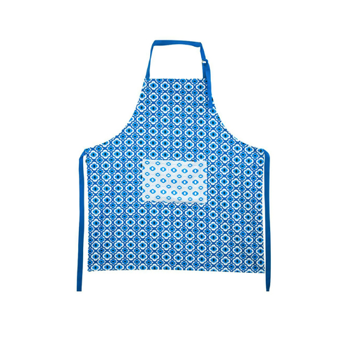 IDC Homewares Cotton Apron Azure Blue - Main Image