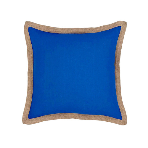 J Elliot Home Hampton Linen Filled Cushion 50 x 50 cm Blue - Main Image