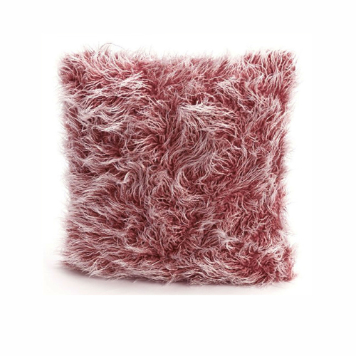 IDC Homewares Virginia Mohair Cushion Red & White - Main Image