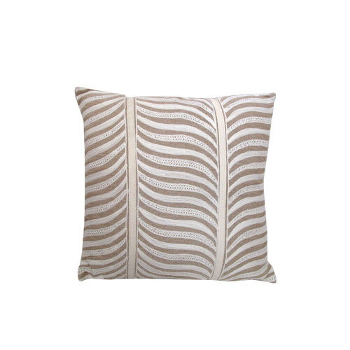 J.Elliot Home Pyrus Embroidered Linen Filled Cushion 43 x 43 cm - Main Image
